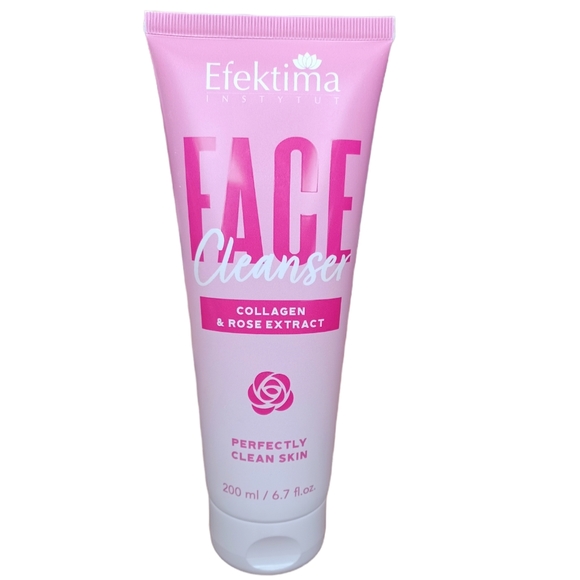 New Efektima Collagen and Rose Extract Facial Cleanser 6.7 fl oz/200ml - Picture 1 of 4